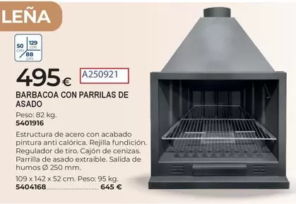 Barbacoa Con Parrlas De Asado