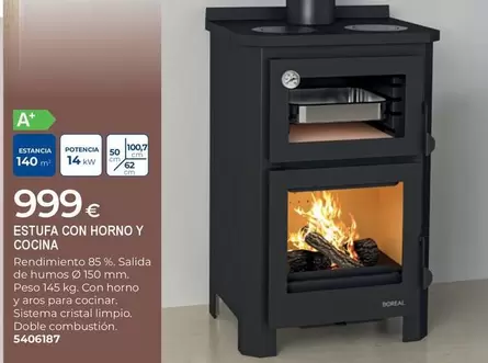 Estufa Con Horno Y Cocina