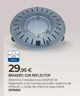 Brasero Con Reflector