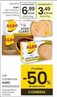 Albo - Almo Claro En Aceite De Oliva