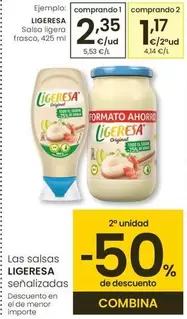 Ligeresa - Salsa Ligera Frasco