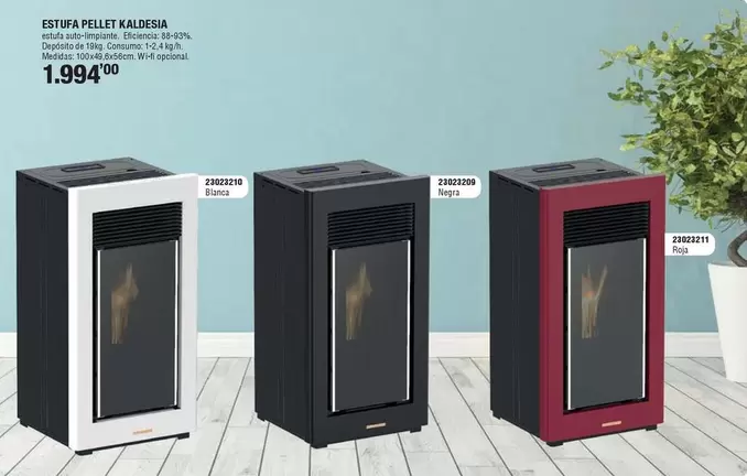 Estufa Pellet Kaldesia