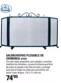 Salvachispas Plegable De Chimenea 47456