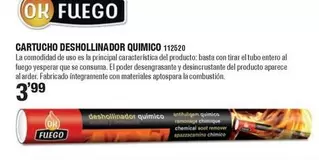 Fuego - Cartucho Deshollinador Químico