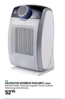 Fm - Calefactor Cerámico Osgilante
