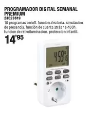 Programador Digital Semanal Premium 23023619