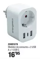 Energeeks - Medidor De Consumo + 2 Usb