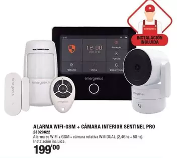 Mono - Wifi-GSM + Cámara Interior Sentinel Pro