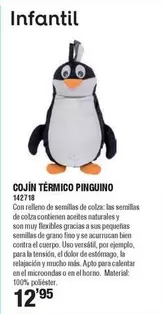 El Horno - Cojin Térmico Pinguino