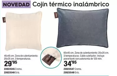 Cojin Termico Inalambrico