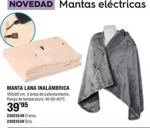 Manta Lana Inalámbrica