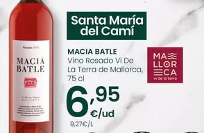 Macia Batle - Vino Rosado Vi De La Terra De Mallorca