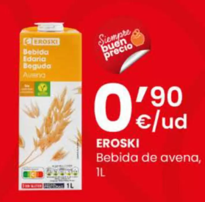 eroski - Bebida De Avena