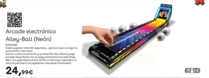 Zig Zag - Arcade Electrónico Alley-ball (neón)