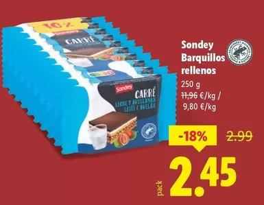 sondey - Barquillos Rellenos