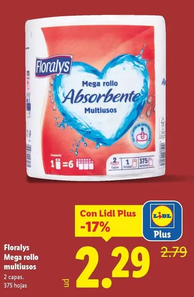 Floralys - Mega Rollo Multiusos