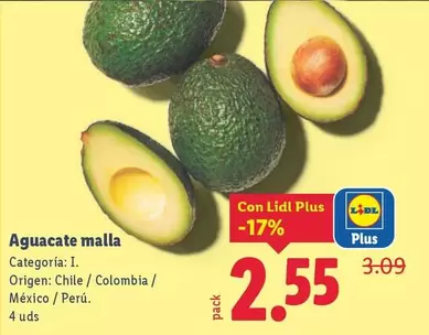 Aguacate Malla