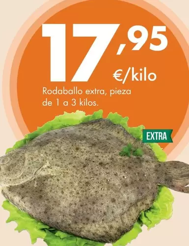 Rodaballo Extra, Pieza De 1 A 3 Kilos.