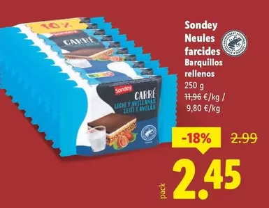 sondey - Barquillos Rellenos