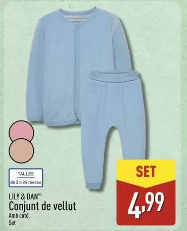 Lily & Dan - Conjunt De Vellut