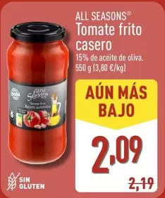 All Seasons - Tomate Frito Casero