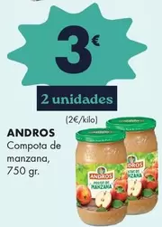 Andros - Compota De Manzana, 750 Gr.