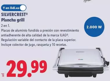SilverCrest - Plancha Grill