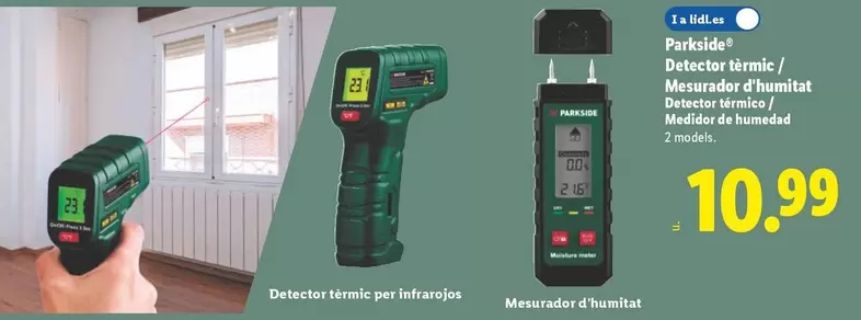 Parkside - Detector Termico/Medidor De Humedad