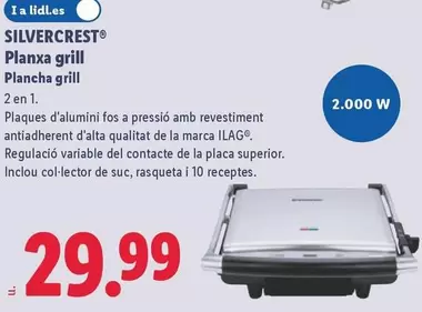 SilverCrest - Plancha Grill
