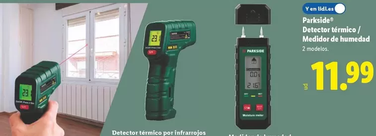 Parkside - Detector Termico/ Medidor De Humedad