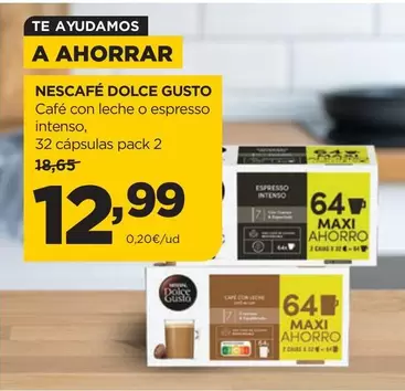 Nescafé - Cafe Con Leche O Espresso Intenso