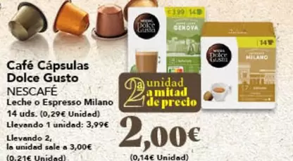 Nescafé - Cafe Capsulas Dolce Gusto