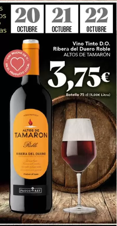 Aro - Vino Tinto D.o. Ribera Del Duero Role Altos De Tamarón
