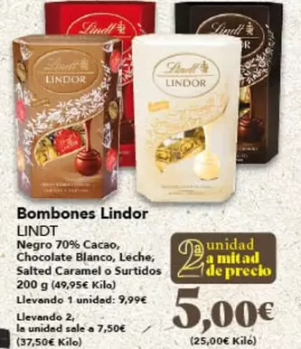 Lindt - Bombones Lindor
