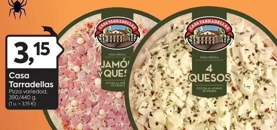 Casa Tarradellas - Pizza Variedad