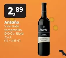 de antaño - Vino Tinto Tempranillo, D.o.ca. Rioja