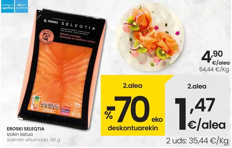 Eroski Seleqtia - Salmón Ahumado