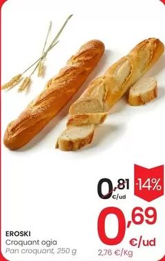 Eroski - Pan Croquant