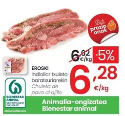 Eroski - Chuleta De Pavo Al Ajillo