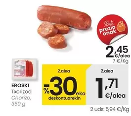 Eroski - Chorizo
