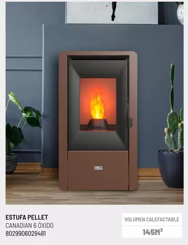 Estufa Pellet Canadian 6x100
