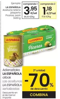 La Española - Aceituna Rellena Jalapeno