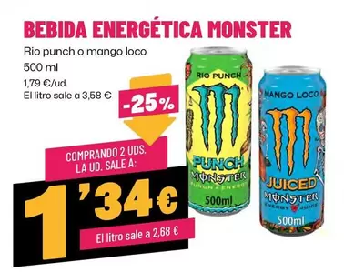 Monster - Bebida Energetica