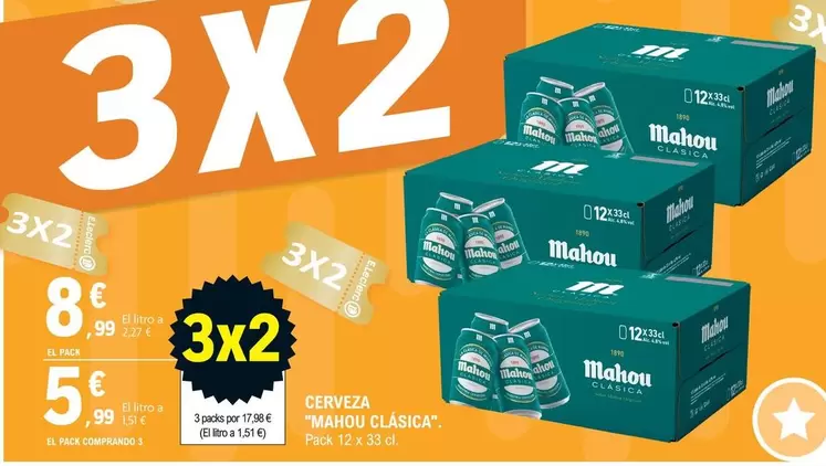 Mahou - Cerveza Clasica
