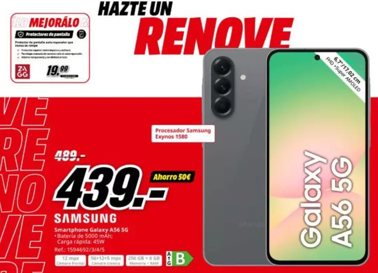 Samsung - Smartphone Galaxy A56 5G