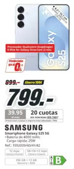 Samsung - Smartphone Galaxy S25 5g