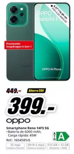 OPPO - Smartphone Reno 14FS 5G
