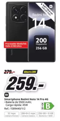Xiaomi - Smartphone Redmi Note 14 Pro 4g