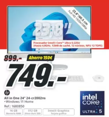 HP - All In One 24" 24-zr2002ns