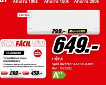 Fujitsu - Split Inverter Asy35ui-kn